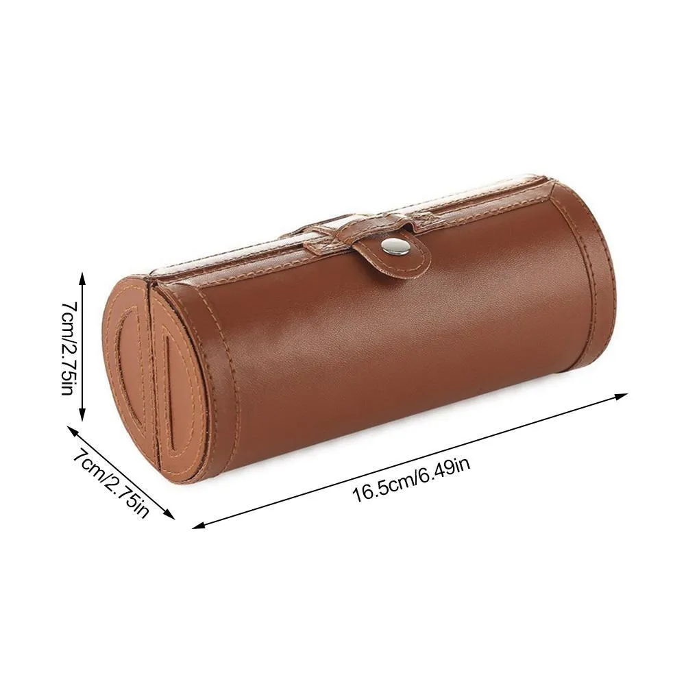 Elegant Leather Portable Shoe Care & Polish Kit 6 Pcs