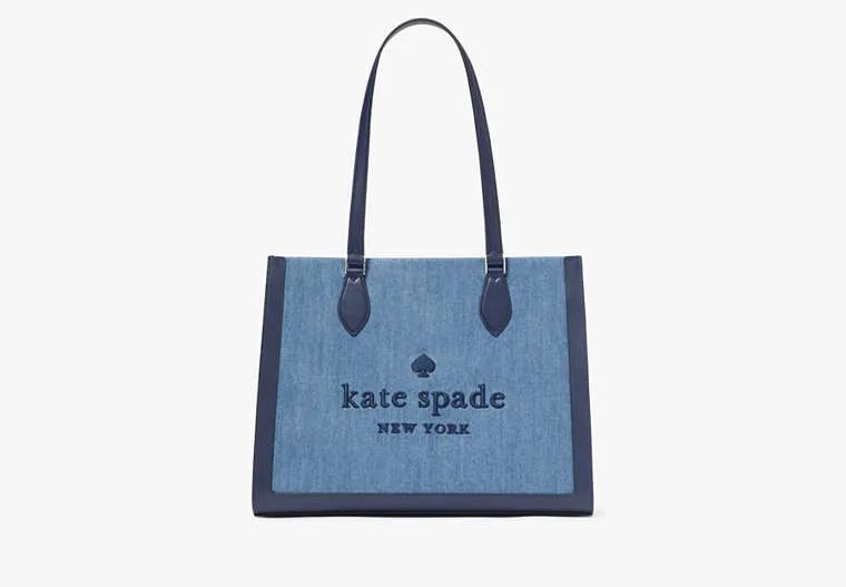 Ellie Denim Large Tote