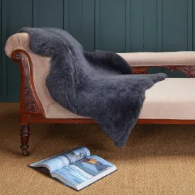Exclusive Sheepskin Throw Silver