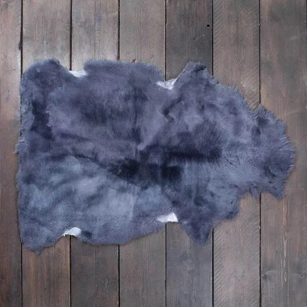 Exclusive Sheepskin Throw Silver