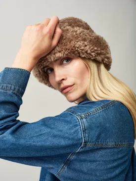 Faux Sheepskin Sherpa Hat
