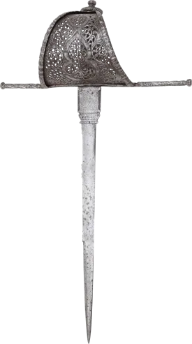 FINE NORTH ITALIAN LEFT HAND DAGGER, MAIN GAUCHE, C.1650