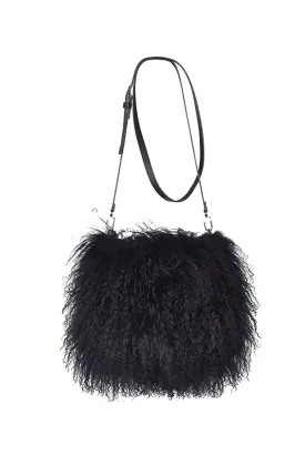 frankie muff bag - black
