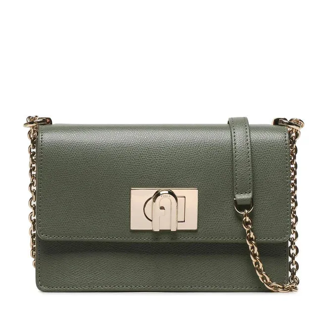 FURLA 1927 MINI CROSSBODY BAG IN GREEN