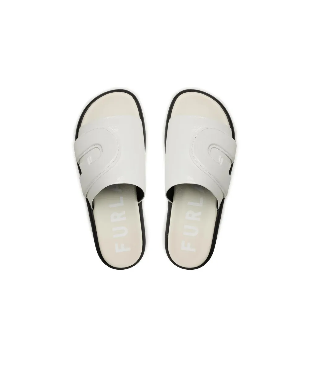 FURLA OPPORTUNITY SANDALS IN WHITE