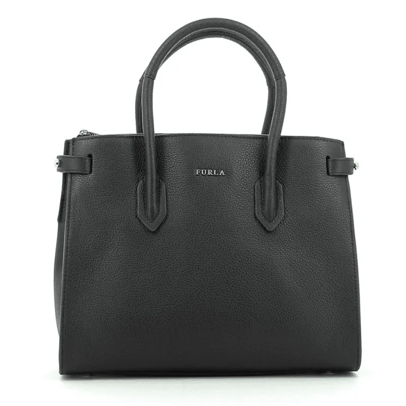 Furla Small Pin Tote - Nero