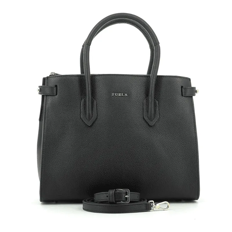 Furla Small Pin Tote - Nero