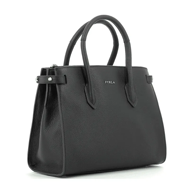 Furla Small Pin Tote - Nero