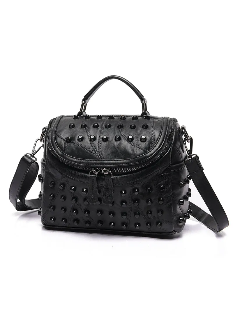 Genuine Leather Sheepskin Messenger Bags Handbags