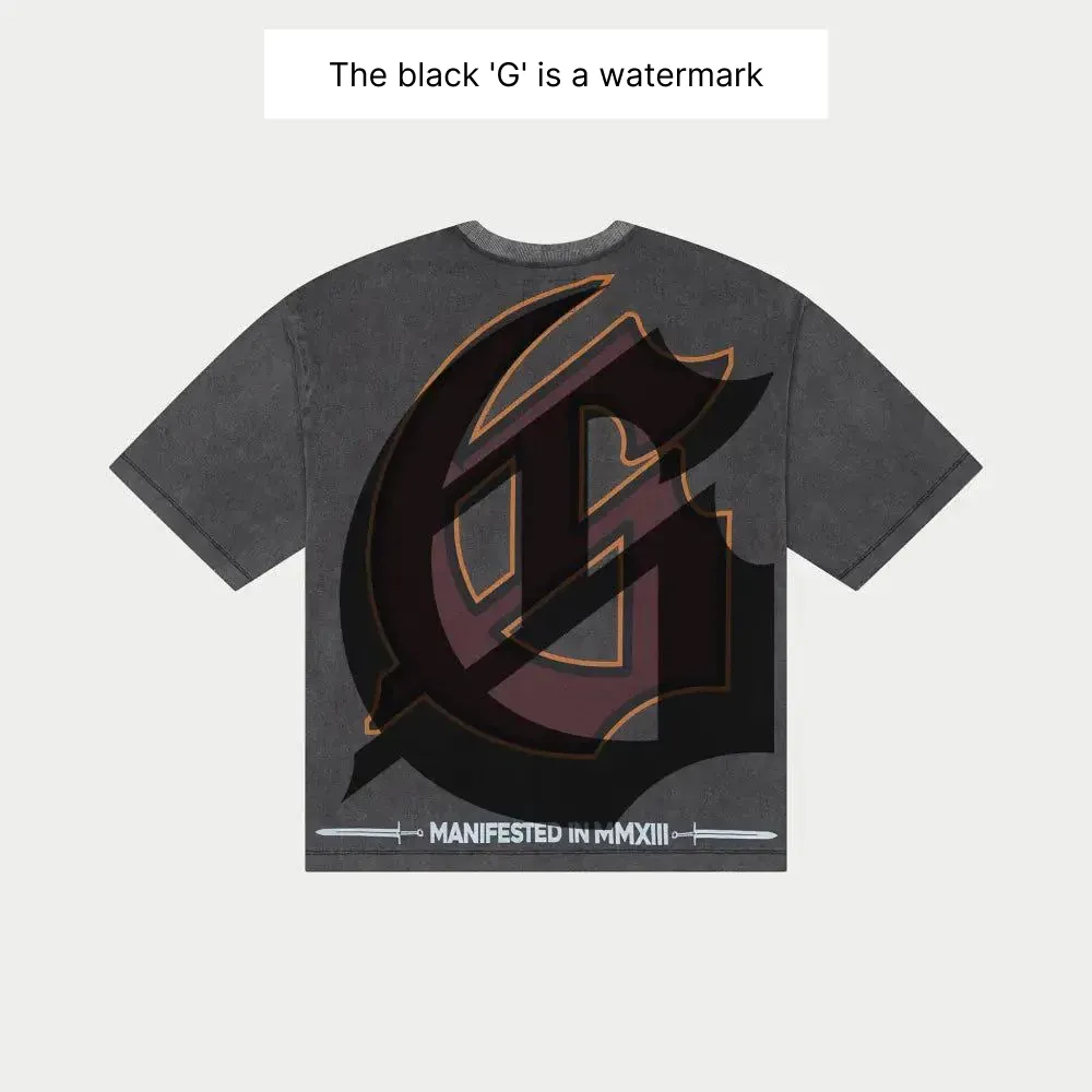 Godspeed Morale T-Shirt (Grey Wash) - GSMRGRWS