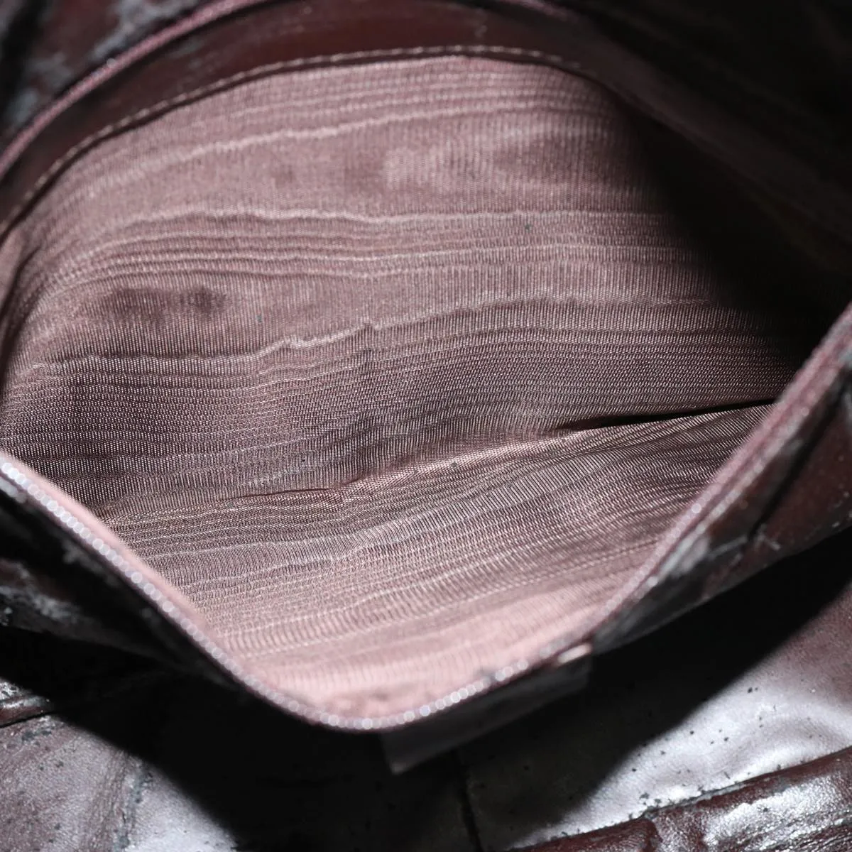 GUCCI Bamboo Shoulder Bag Leather 2way Brown 001 1677 002058 75959