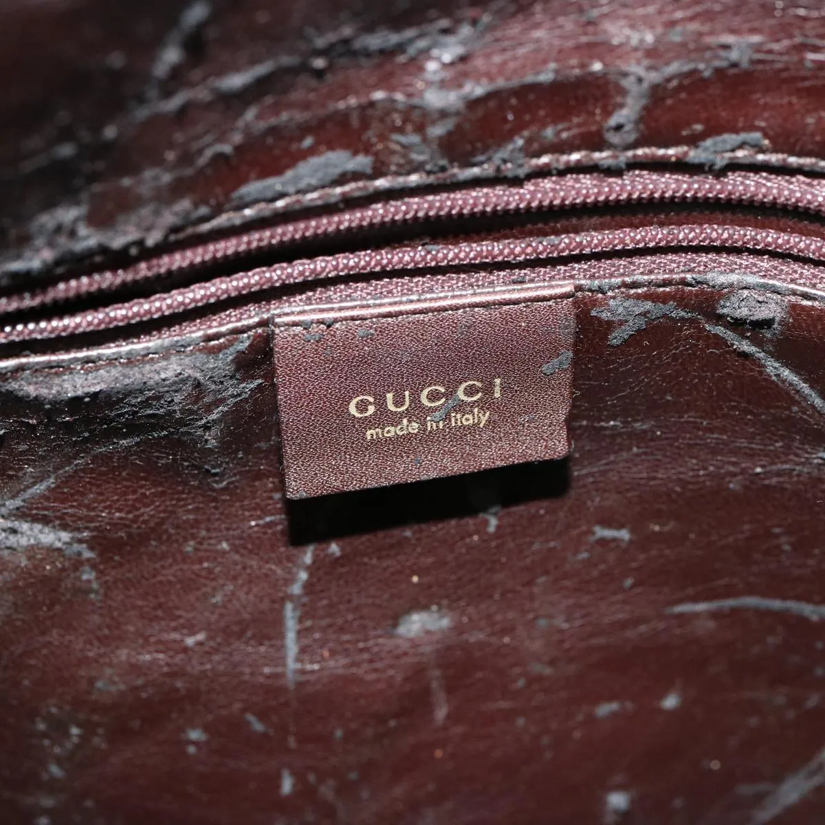 GUCCI Bamboo Shoulder Bag Leather 2way Brown 001 1677 002058 75959