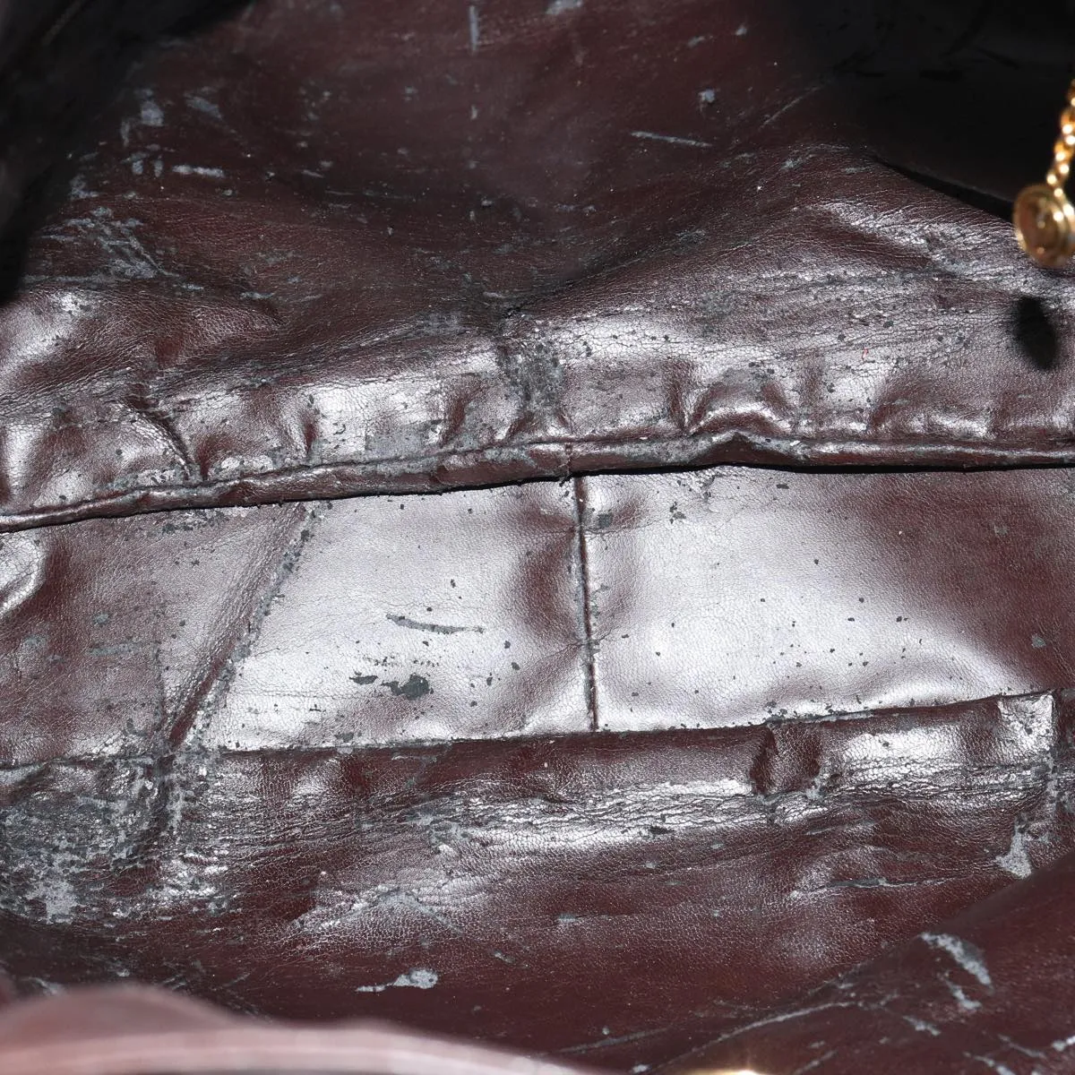 GUCCI Bamboo Shoulder Bag Leather 2way Brown 001 1677 002058 75959