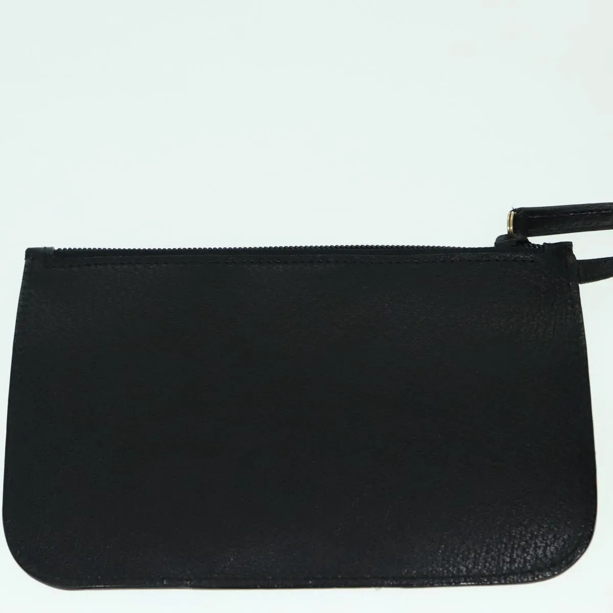 GUCCI Bamboo Shoulder Bag Leather Black Gold 001 1013 1881 ep5939