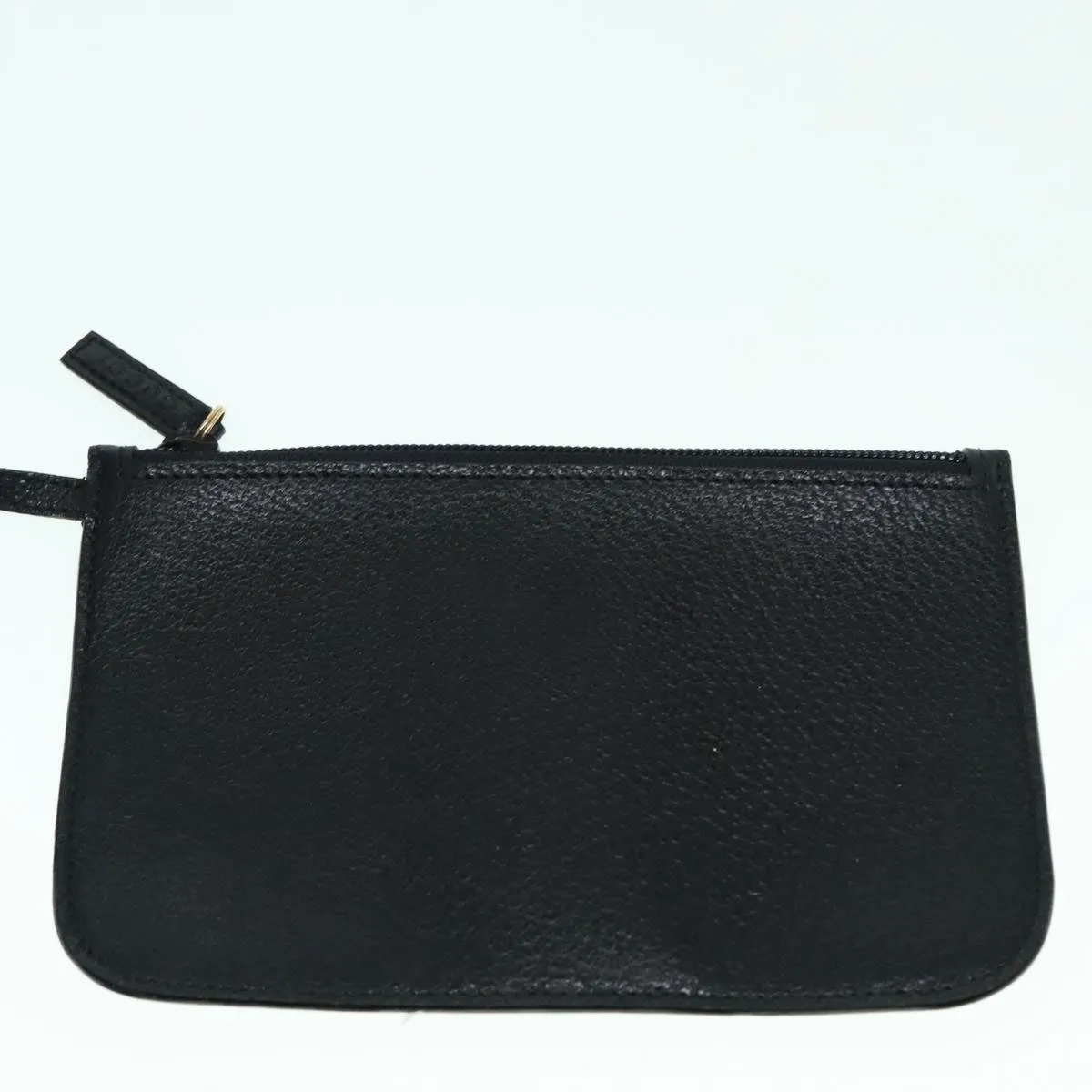 GUCCI Bamboo Shoulder Bag Leather Black Gold 001 1013 1881 ep5939