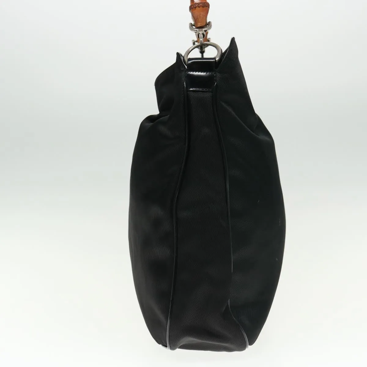 GUCCI Bamboo Shoulder Bag Nylon Black 001 1781 1577 5 ep4616