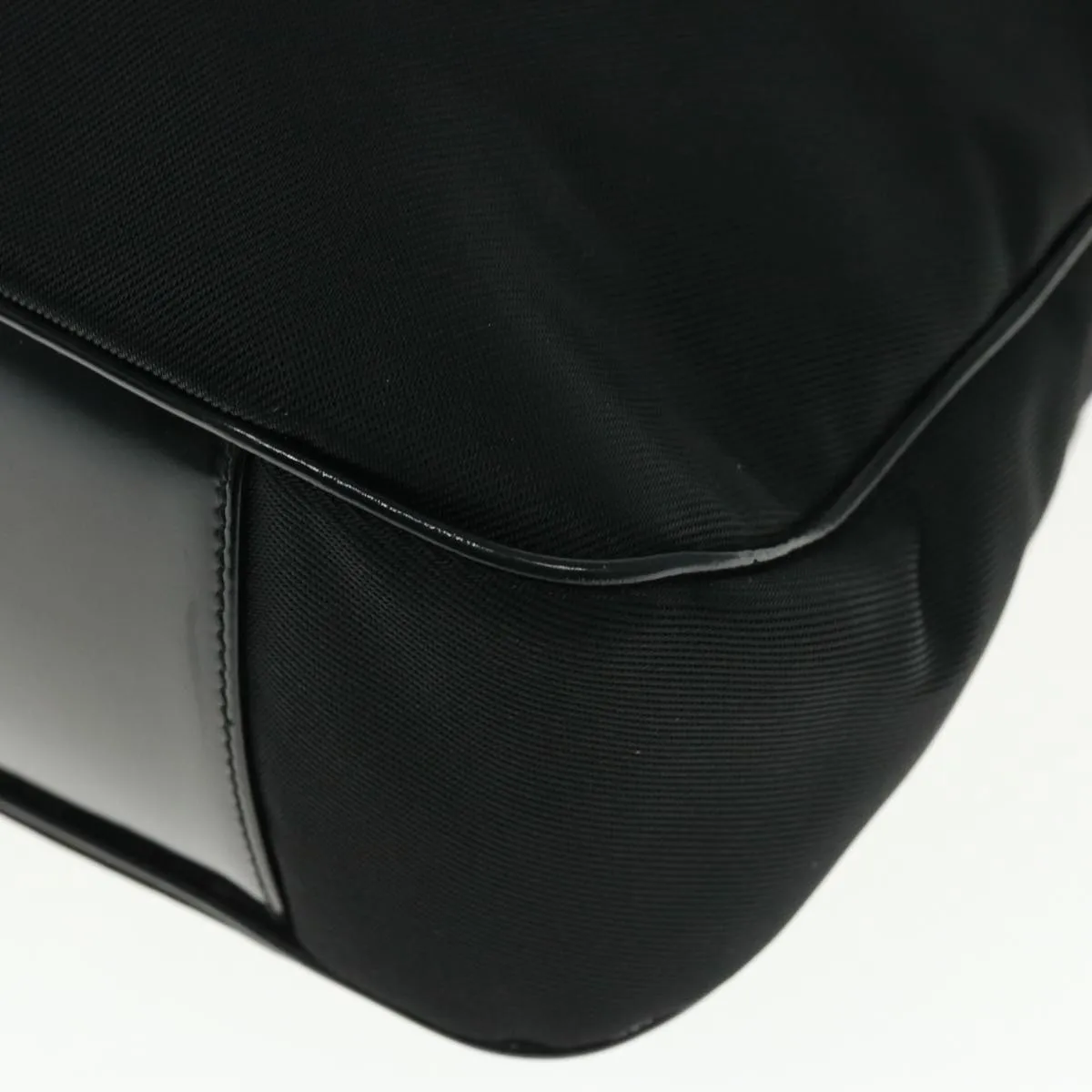 GUCCI Bamboo Shoulder Bag Nylon Black 001 1781 1577 5 ep4616