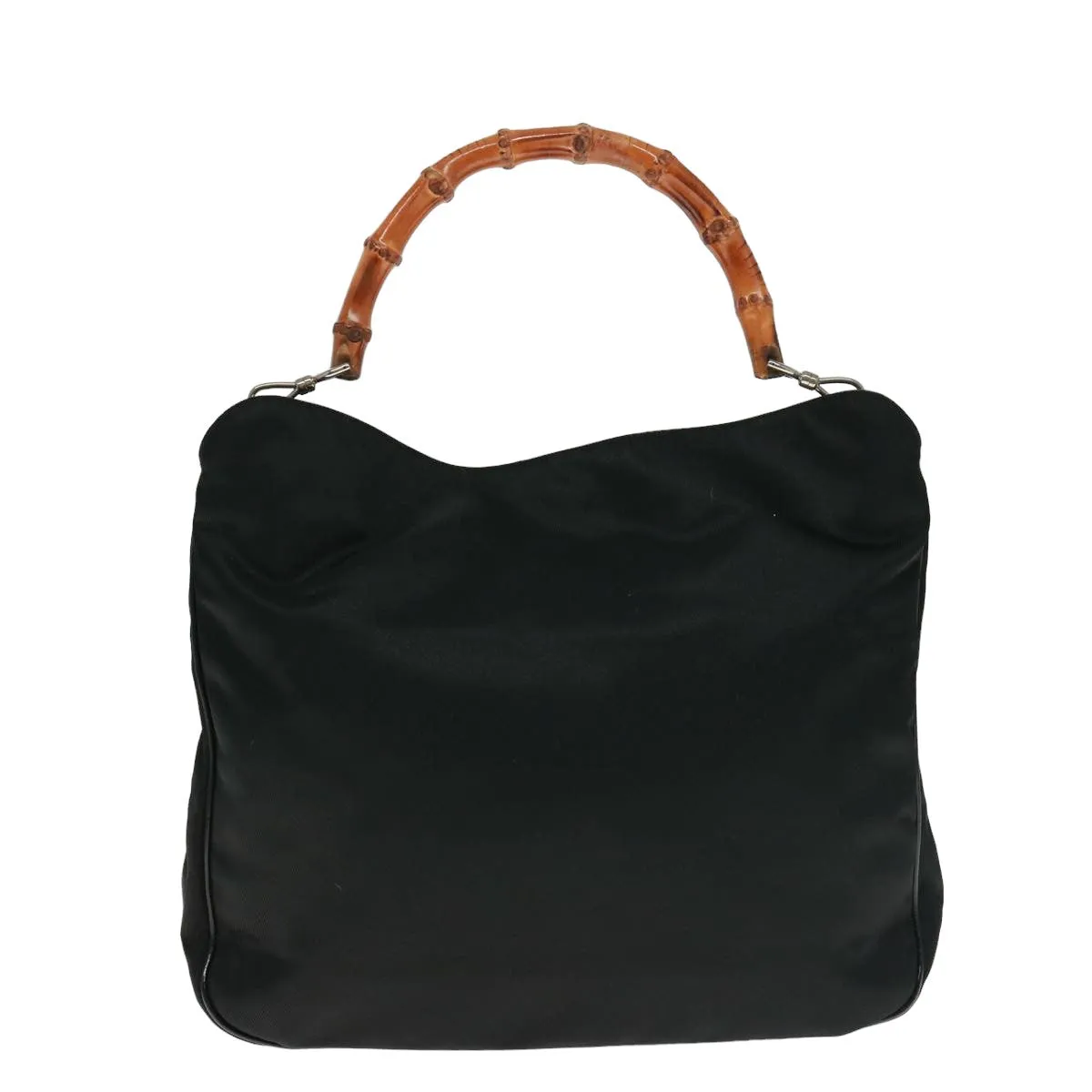 GUCCI Bamboo Shoulder Bag Nylon Black 001 1781 1577 5 ep4616