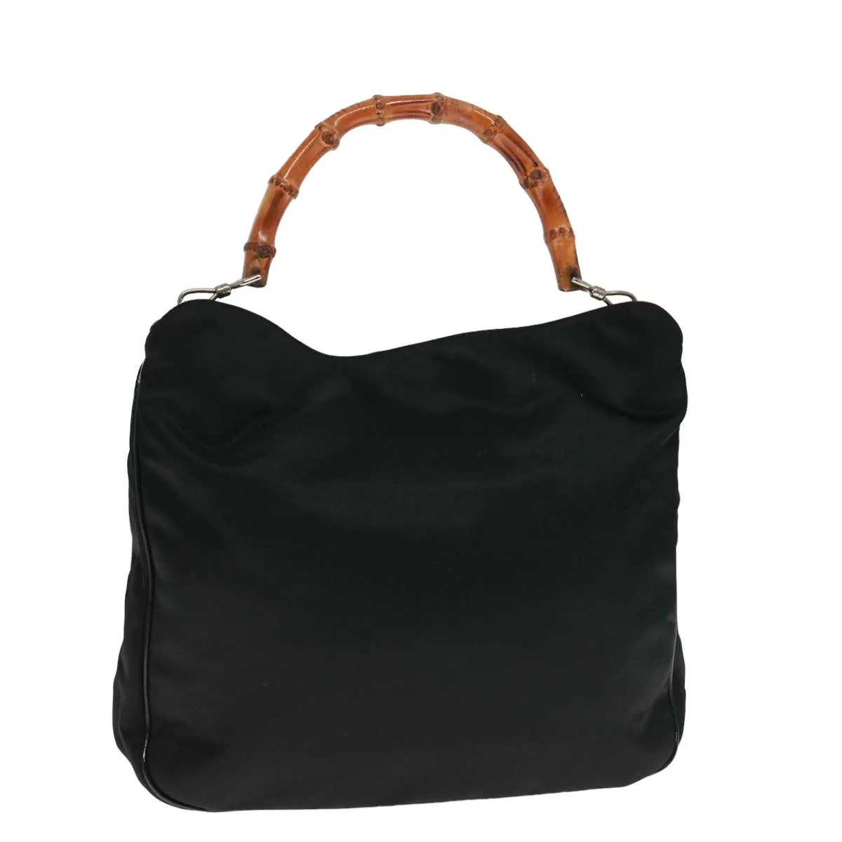 GUCCI Bamboo Shoulder Bag Nylon Black 001 1781 1577 5 ep4616