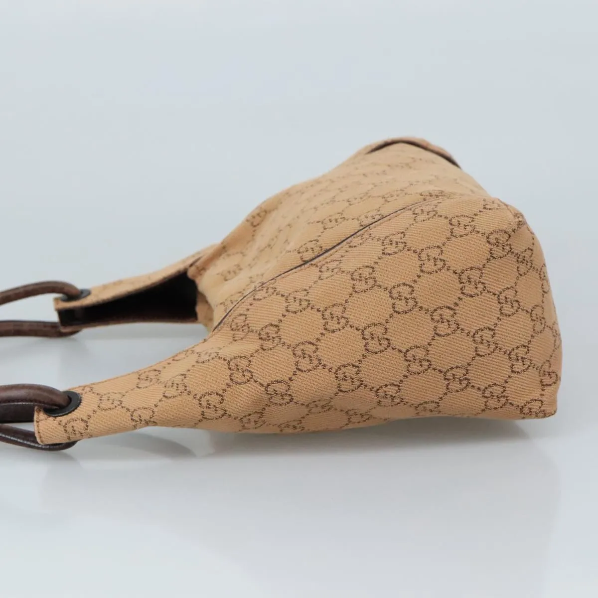 GUCCI GG Canvas Shoulder Bag Beige 101333 ep6858