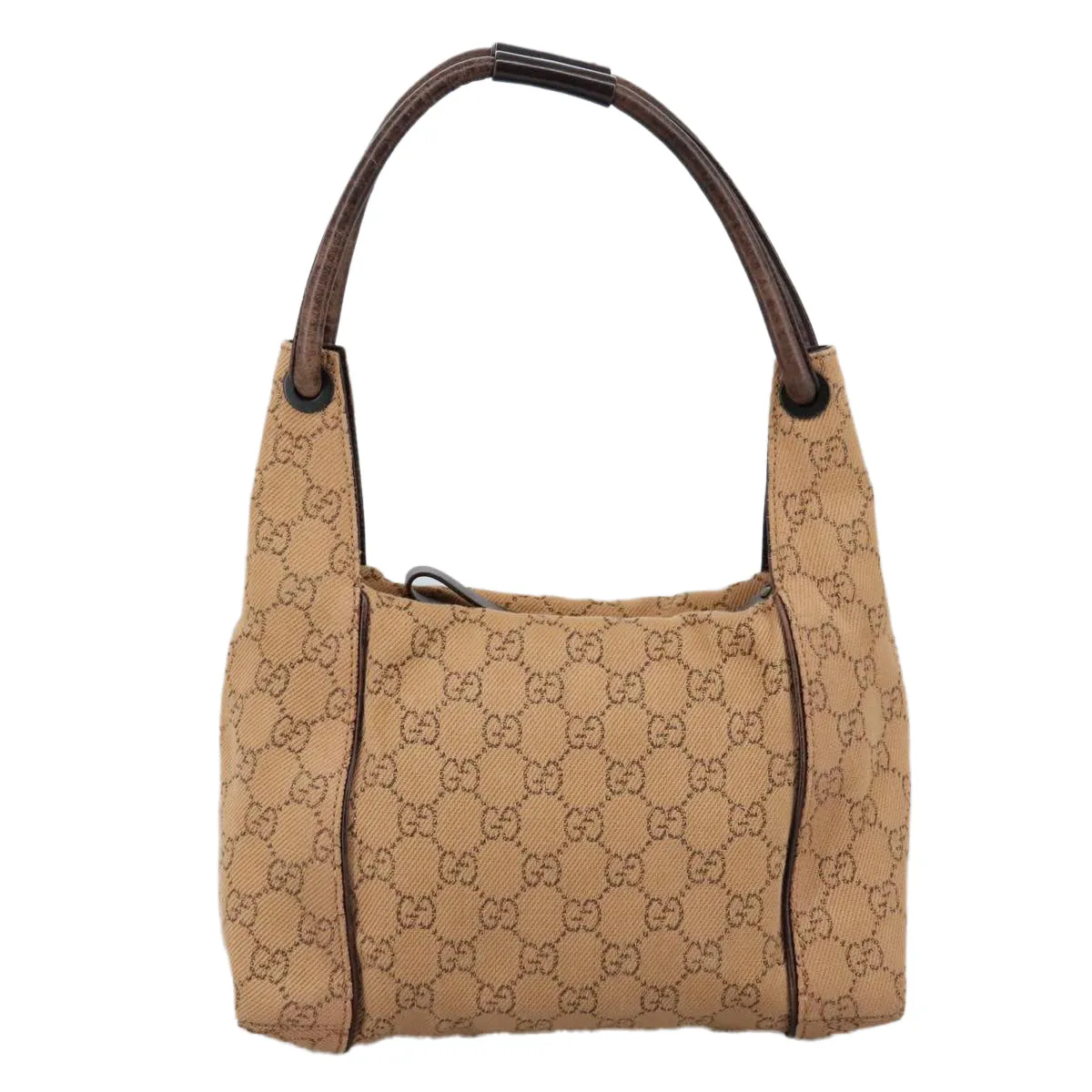 GUCCI GG Canvas Shoulder Bag Beige 101333 ep6858