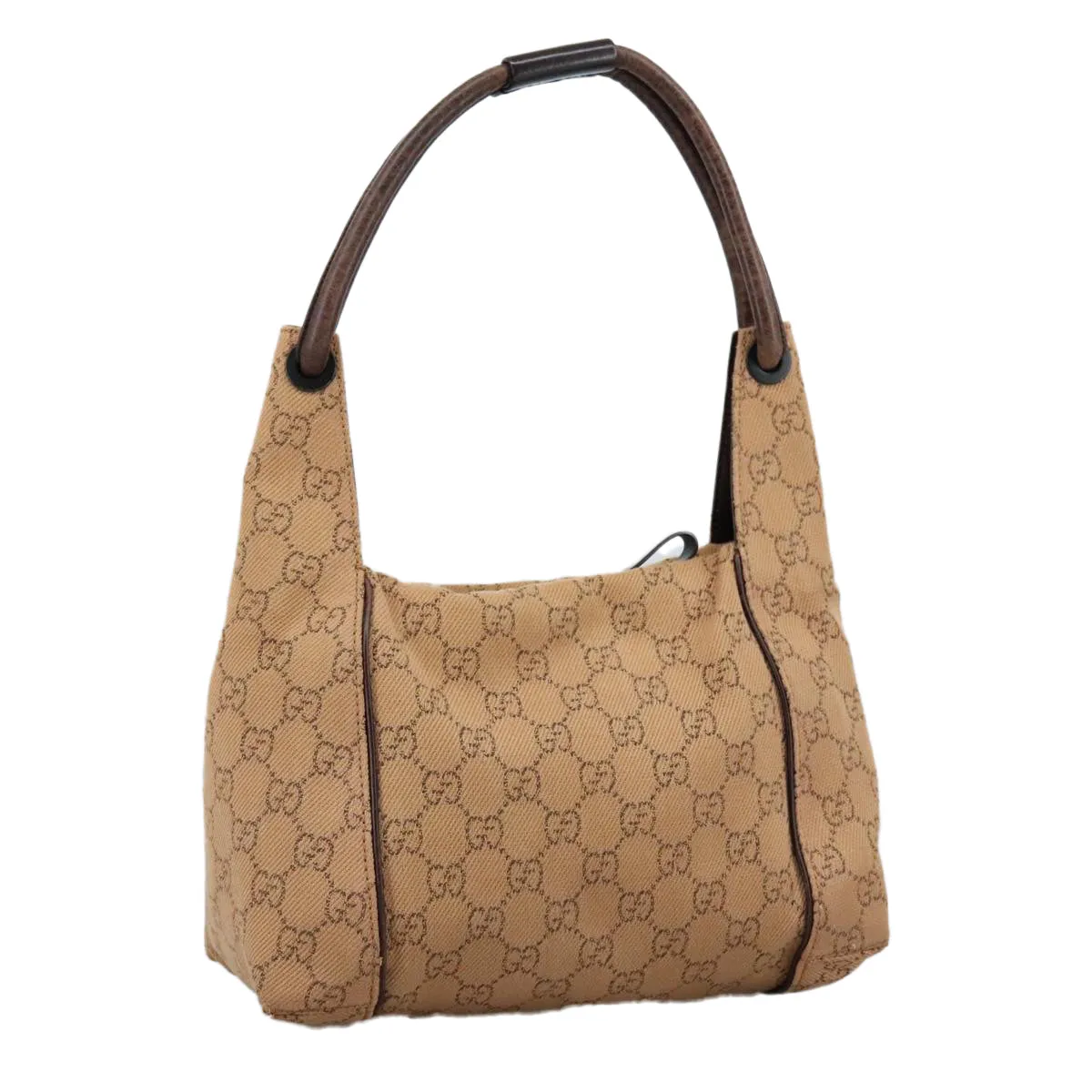 GUCCI GG Canvas Shoulder Bag Beige 101333 ep6858