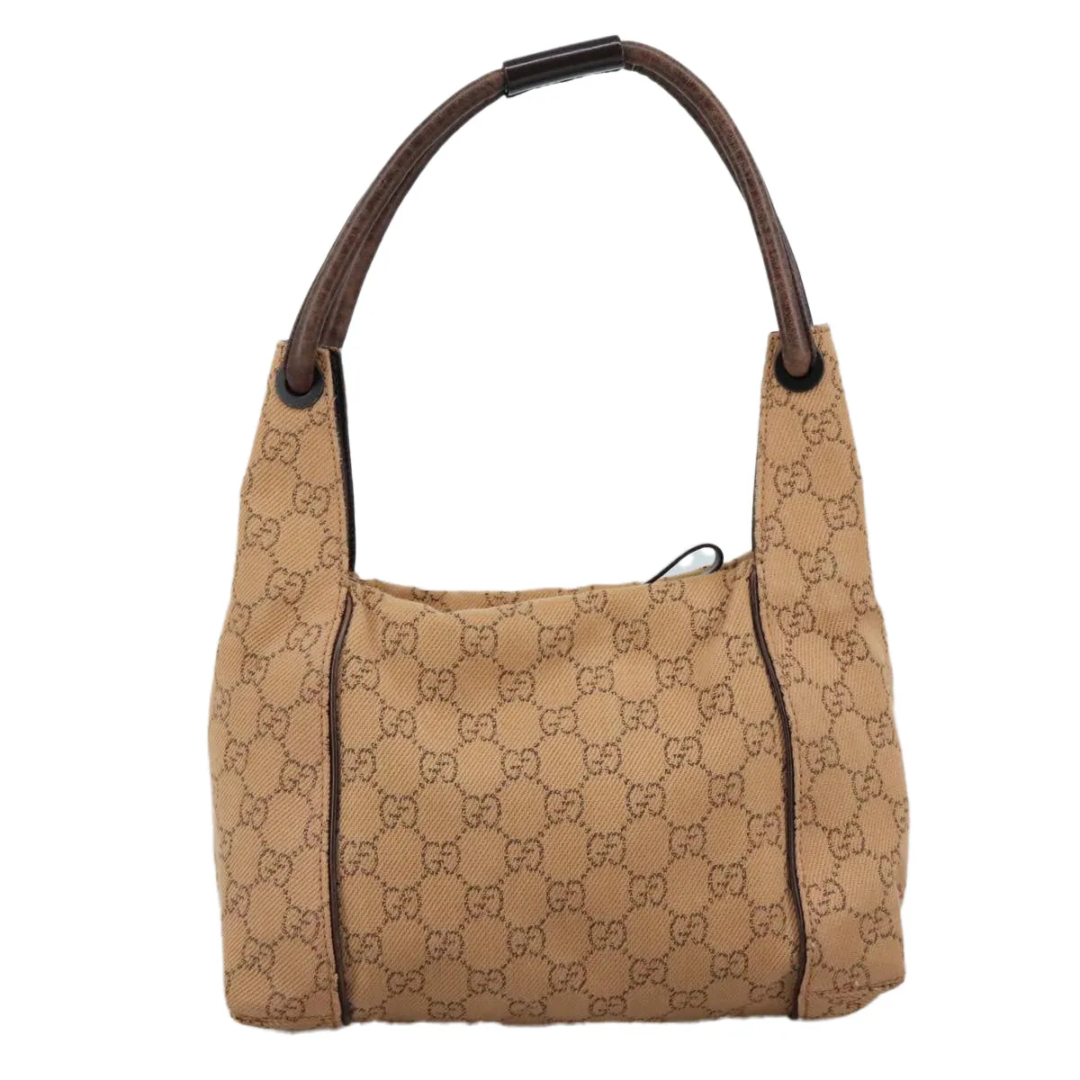 GUCCI GG Canvas Shoulder Bag Beige 101333 ep6858