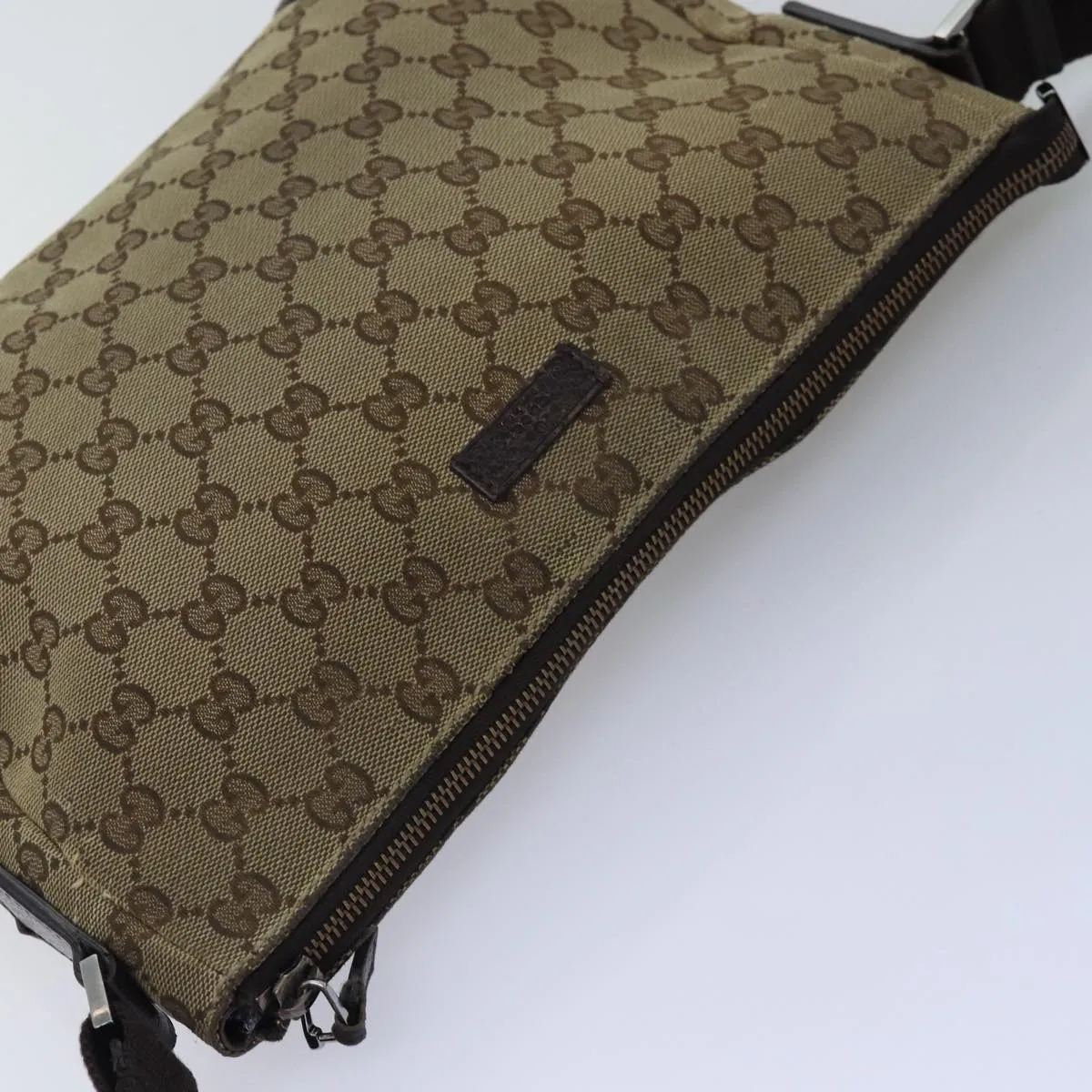 GUCCI GG Canvas Shoulder Bag Beige 114273 ep4391
