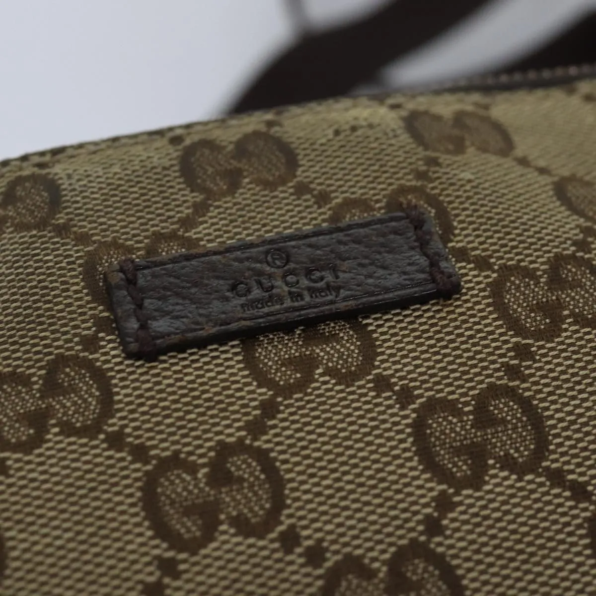 GUCCI GG Canvas Shoulder Bag Beige 114273 ep4391