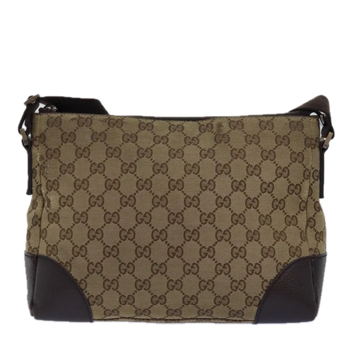 GUCCI GG Canvas Shoulder Bag Beige 114273 ep4391