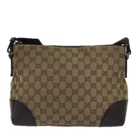 GUCCI GG Canvas Shoulder Bag Beige 114273 ep4391