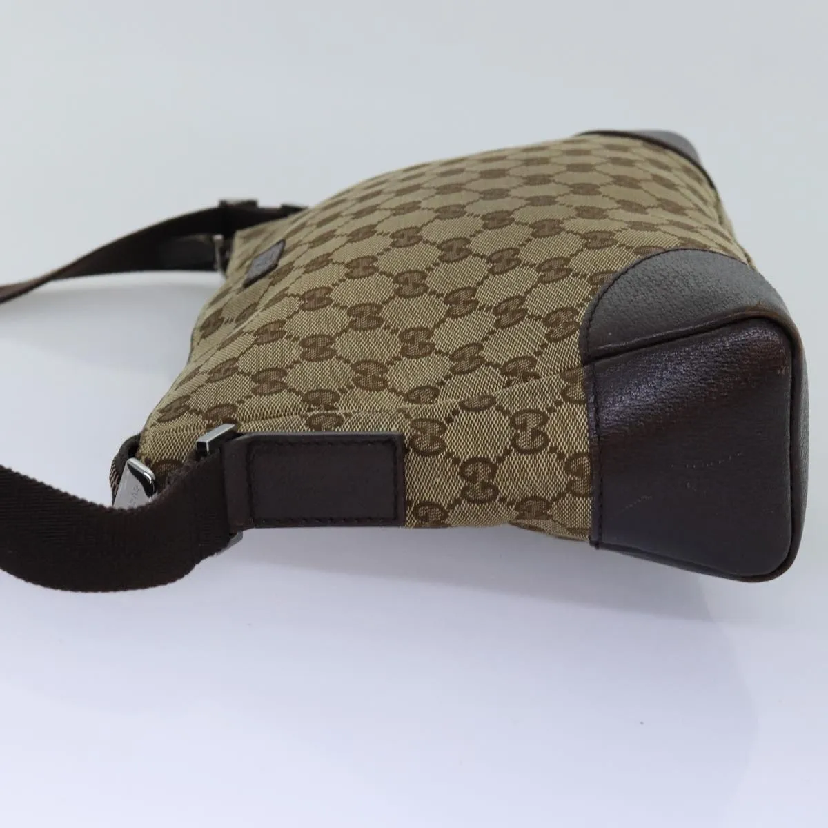 GUCCI GG Canvas Shoulder Bag Beige 114273 ep4391
