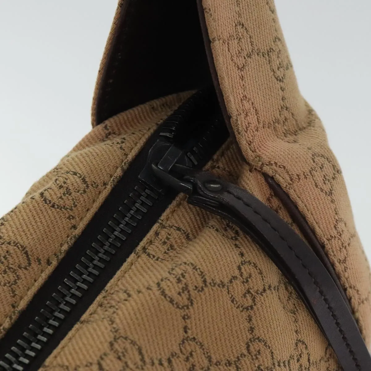 GUCCI GG Canvas Shoulder Bag Beige Brown 101292 ep5774