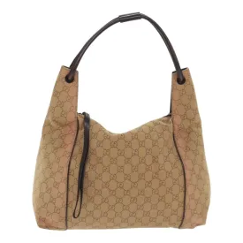GUCCI GG Canvas Shoulder Bag Beige Brown 101292 ep5774