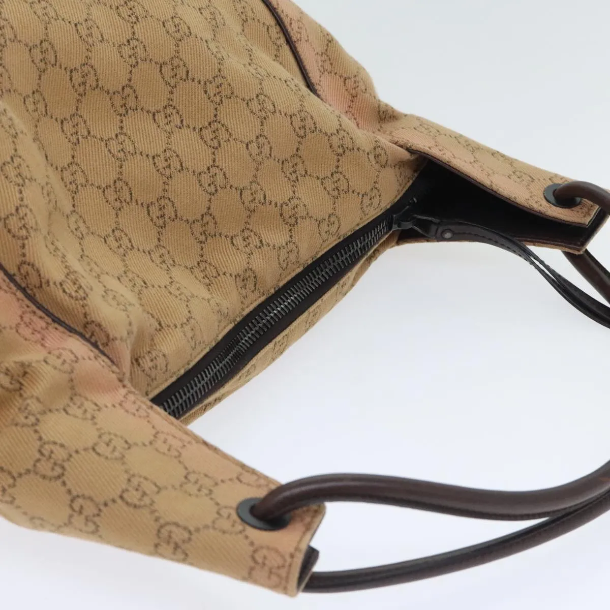 GUCCI GG Canvas Shoulder Bag Beige Brown 101292 ep5774