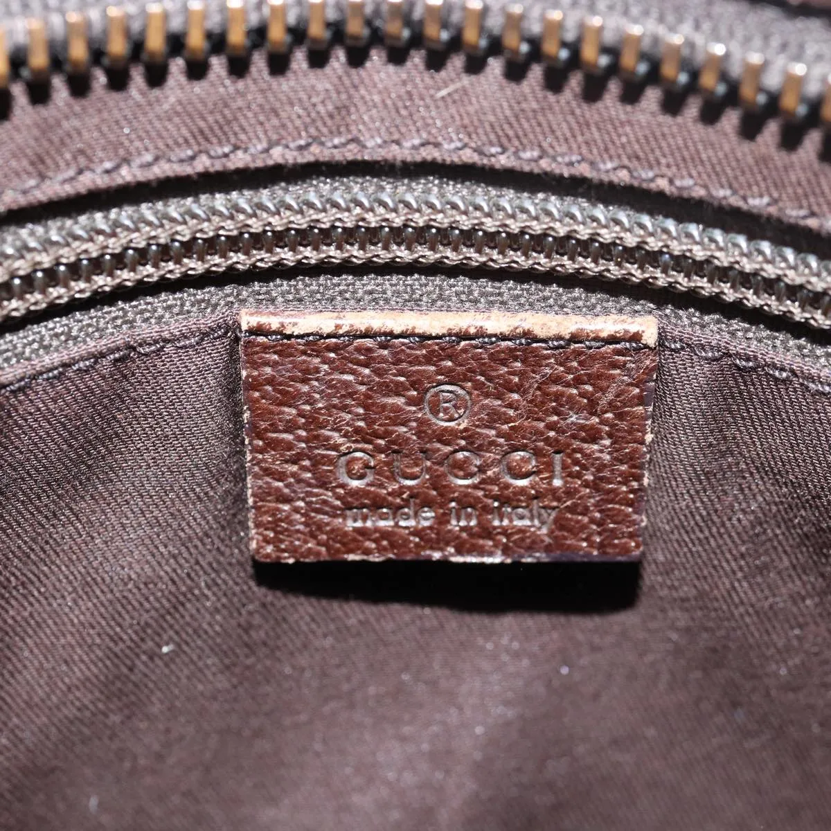 GUCCI GG Canvas Shoulder Bag Beige Brown 122793 79453