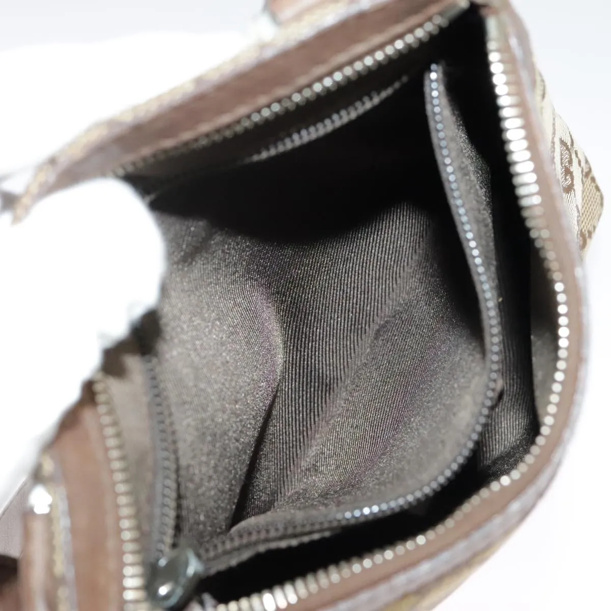 GUCCI GG Canvas Shoulder Bag Beige Brown 92562 ac3353