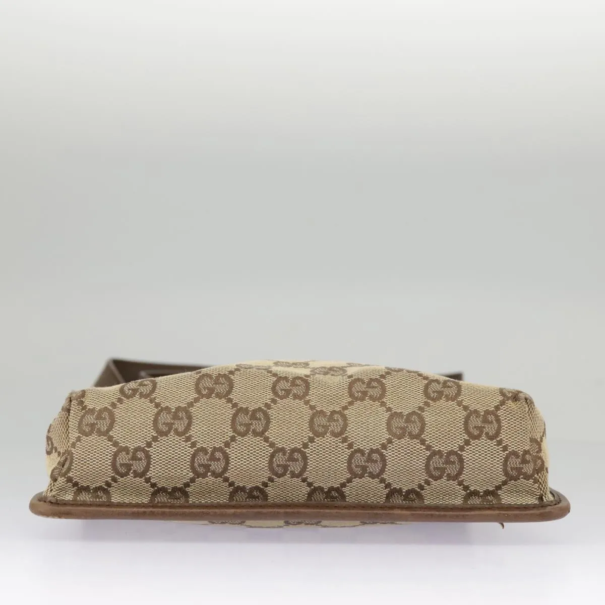 GUCCI GG Canvas Shoulder Bag Beige Brown 92562 ac3353
