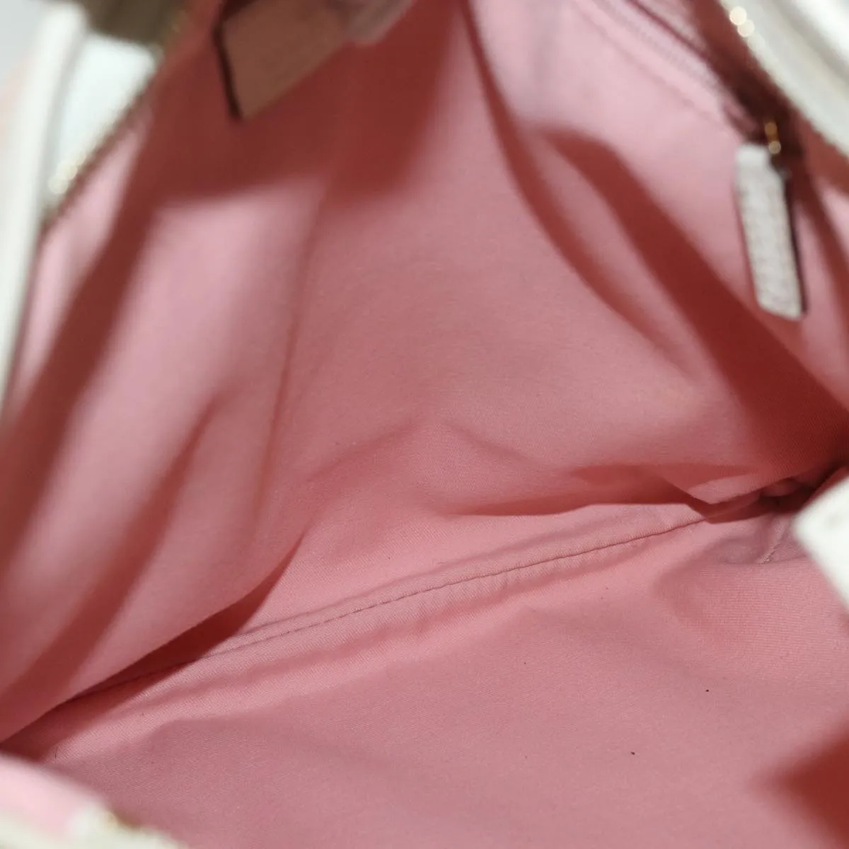 GUCCI GG Canvas Shoulder Bag Pink Gold 131326 84659