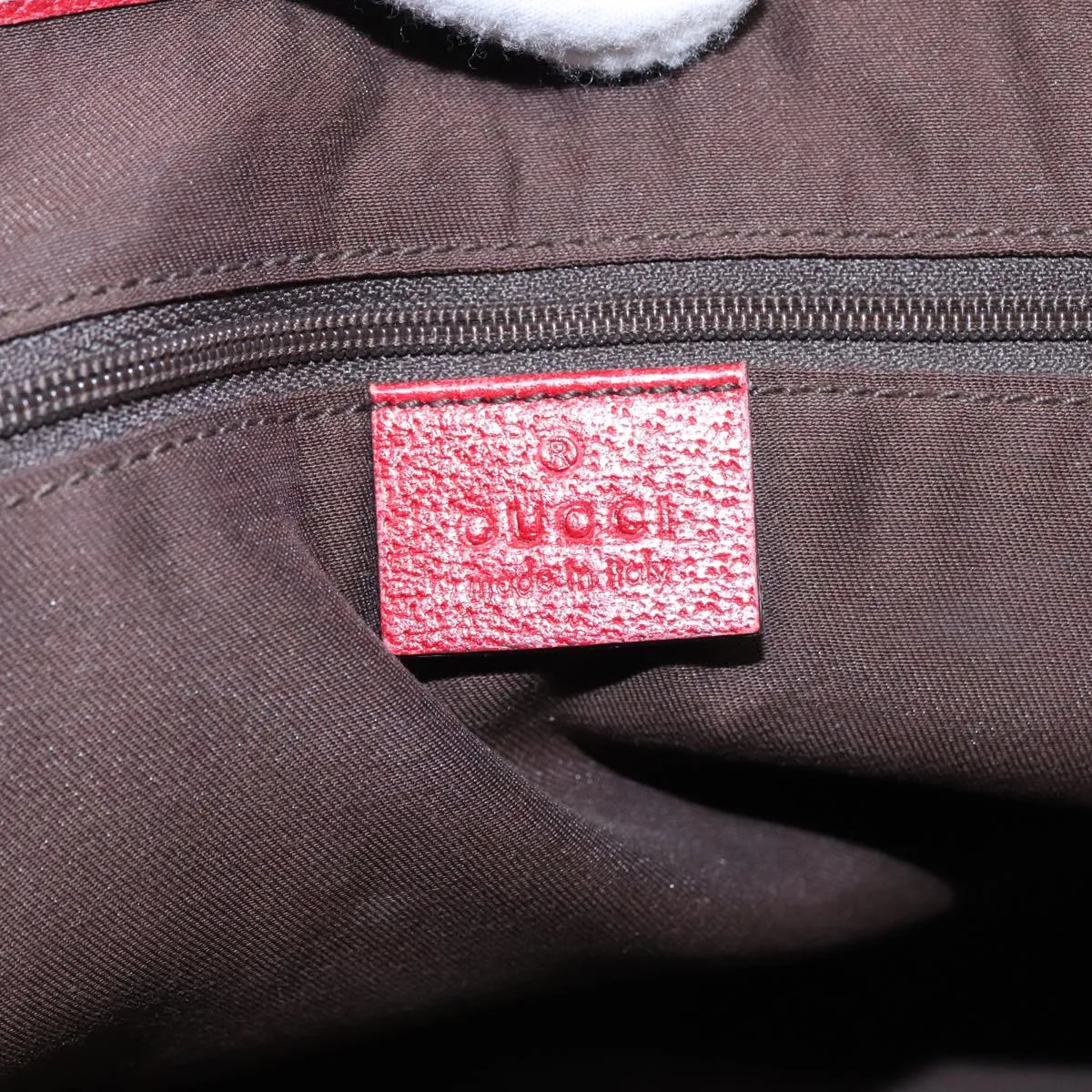 GUCCI GG Canvas Web Sherry Line Shoulder Bag Beige Gold Red 163805 93220