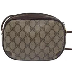 GUCCI GG Supreme Shoulder Bag PVC Leather Beige 156 02 066 bs15442
