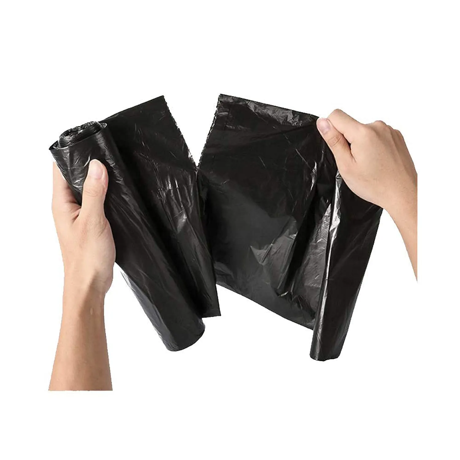 Heart Home Medium 150 Garbage Bags/Dustbin Bags, 19x21 Inches (Black)-HS41HEARTHH24029