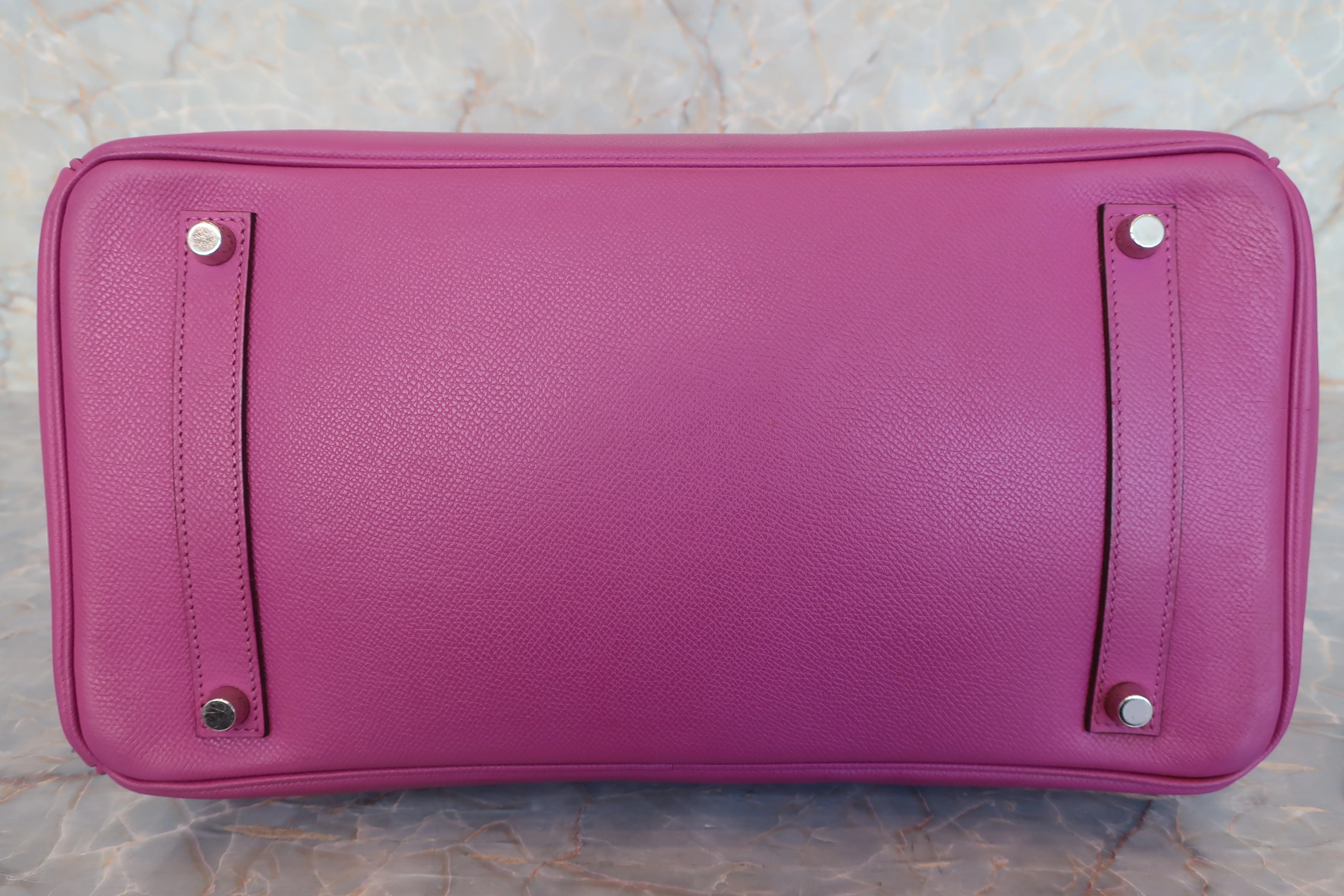 HERMES／エルメス バーキン30 トゴ ローズリップスティック □O刻印 ハンドバッグ 600080043