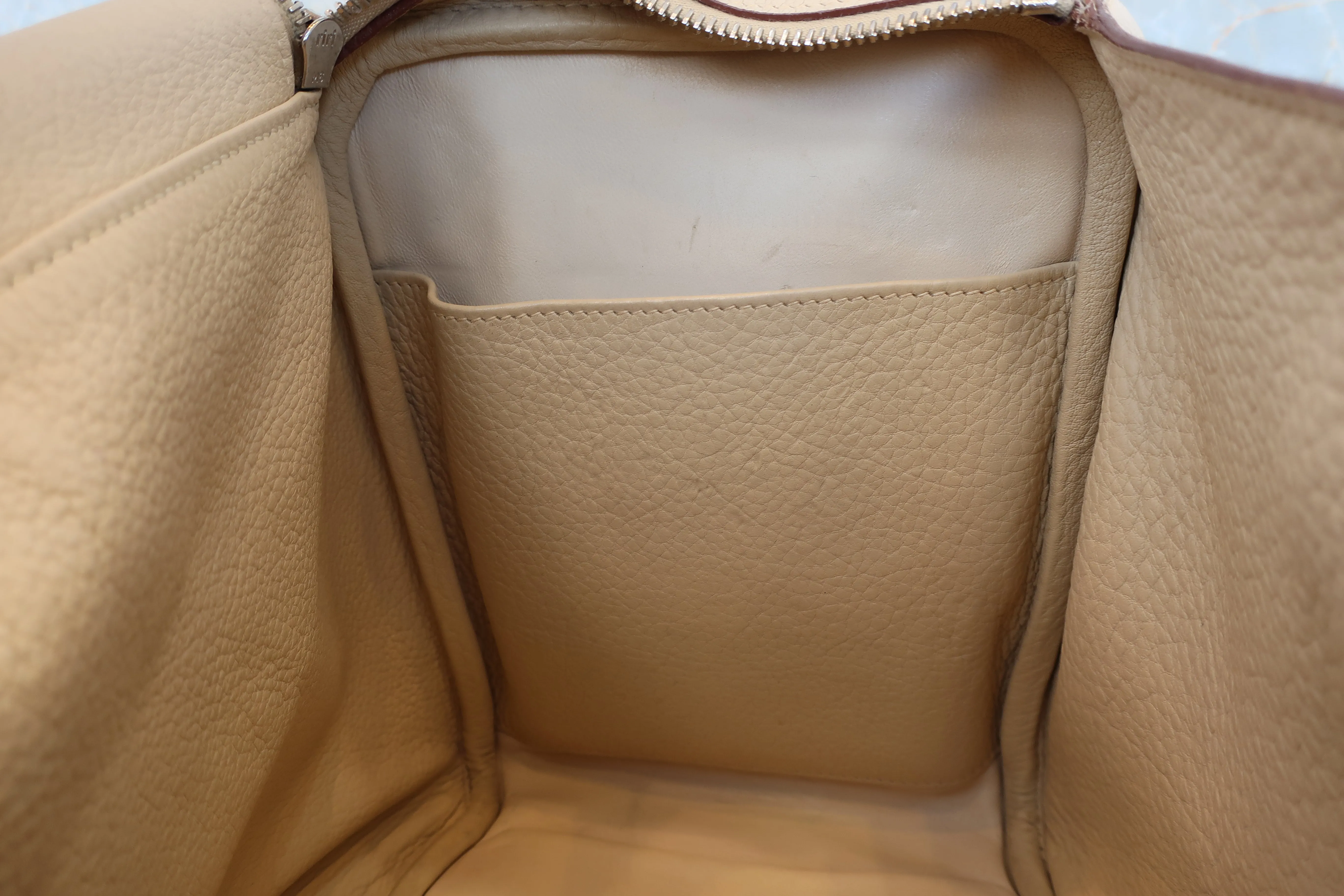 HERMES／エルメス リンディ34 トリヨンクレマンス パルシュマン □K刻印 ショルダーバッグ 600110204