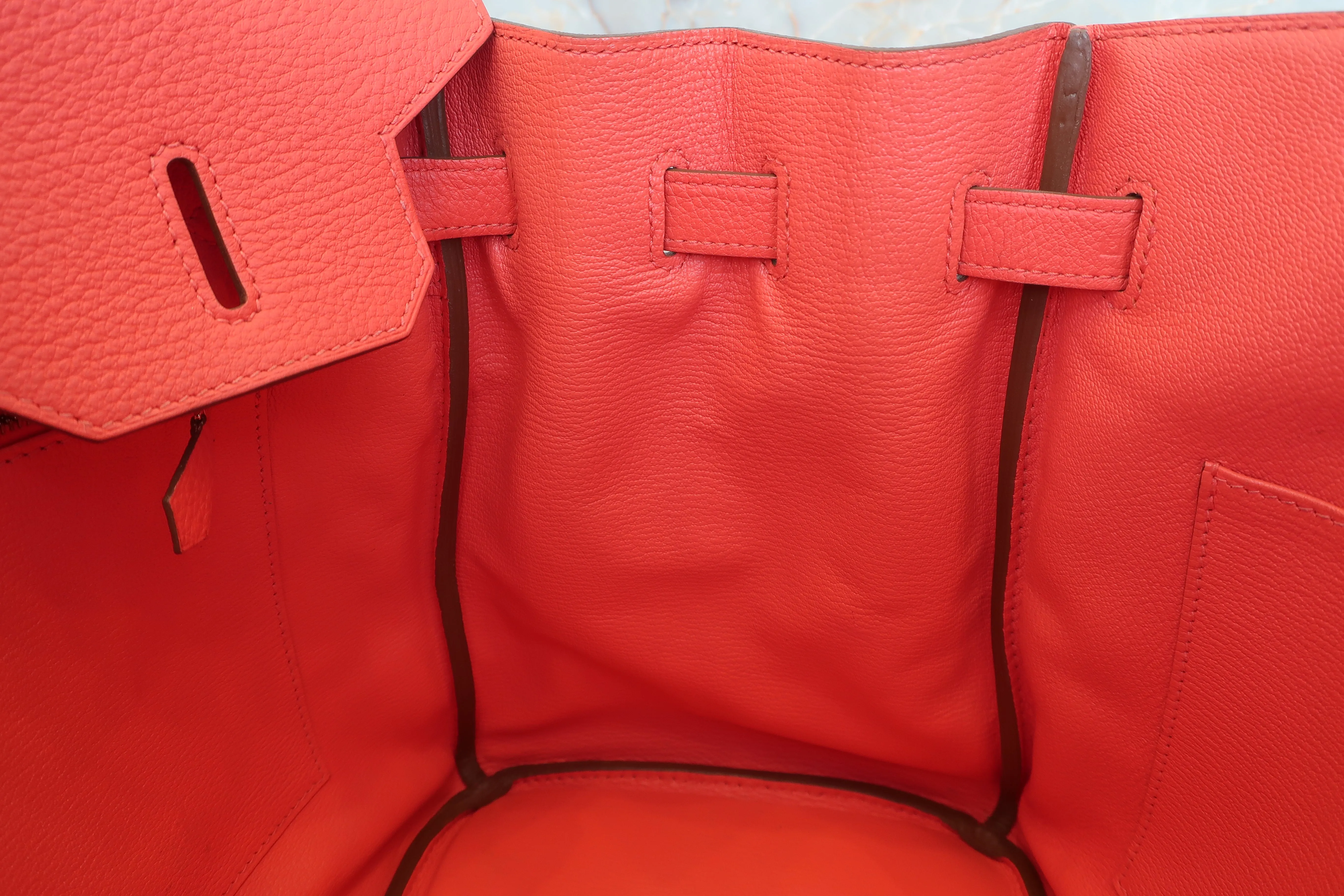 HERMES／エルメス バーキン35 トリヨンクレマンス ローズジャイプール □P刻印 ハンドバッグ 600070147