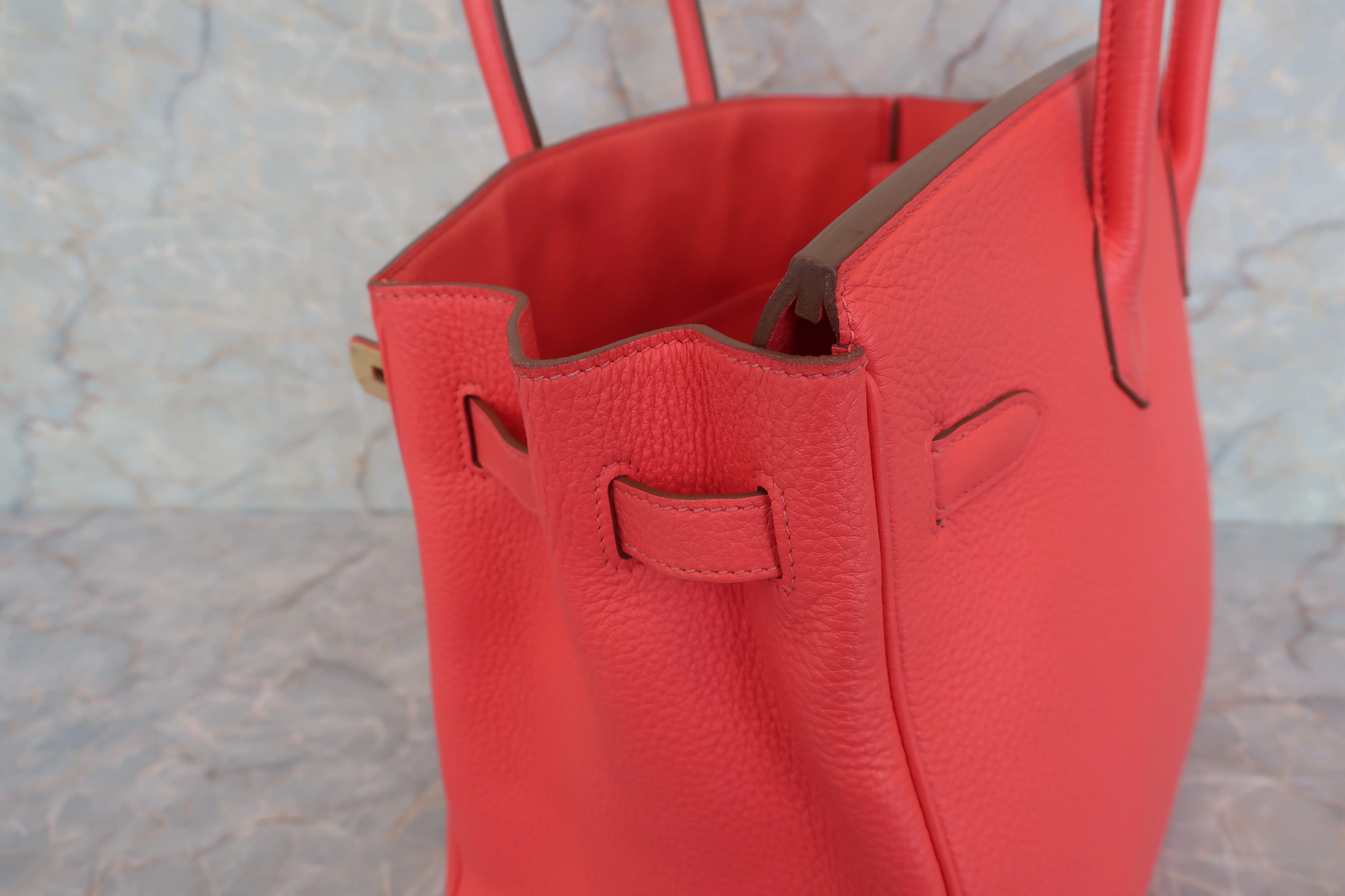 HERMES／エルメス バーキン35 トリヨンクレマンス ローズジャイプール □P刻印 ハンドバッグ 600070147