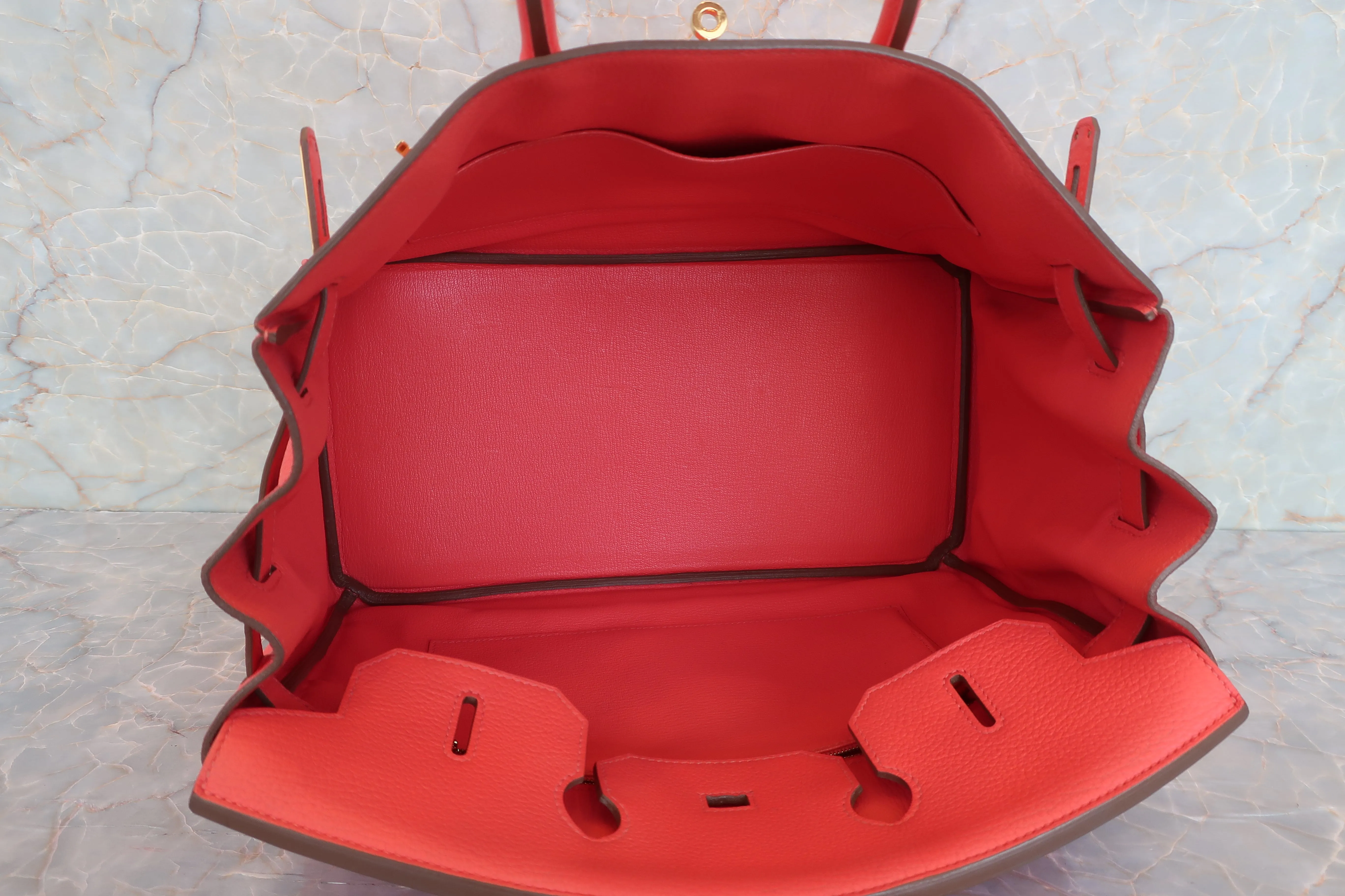 HERMES／エルメス バーキン35 トリヨンクレマンス ローズジャイプール □P刻印 ハンドバッグ 600070147