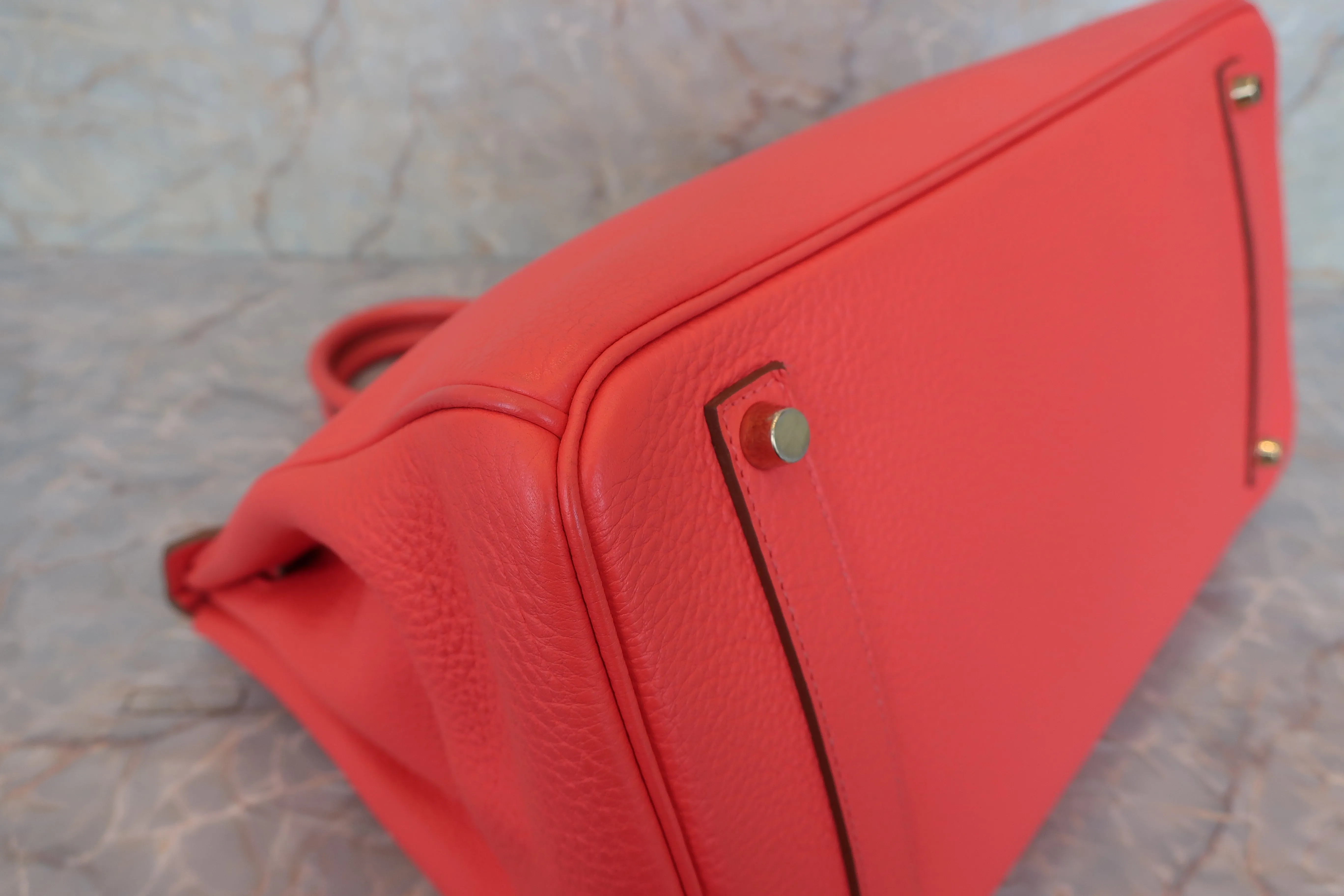 HERMES／エルメス バーキン35 トリヨンクレマンス ローズジャイプール □P刻印 ハンドバッグ 600070147