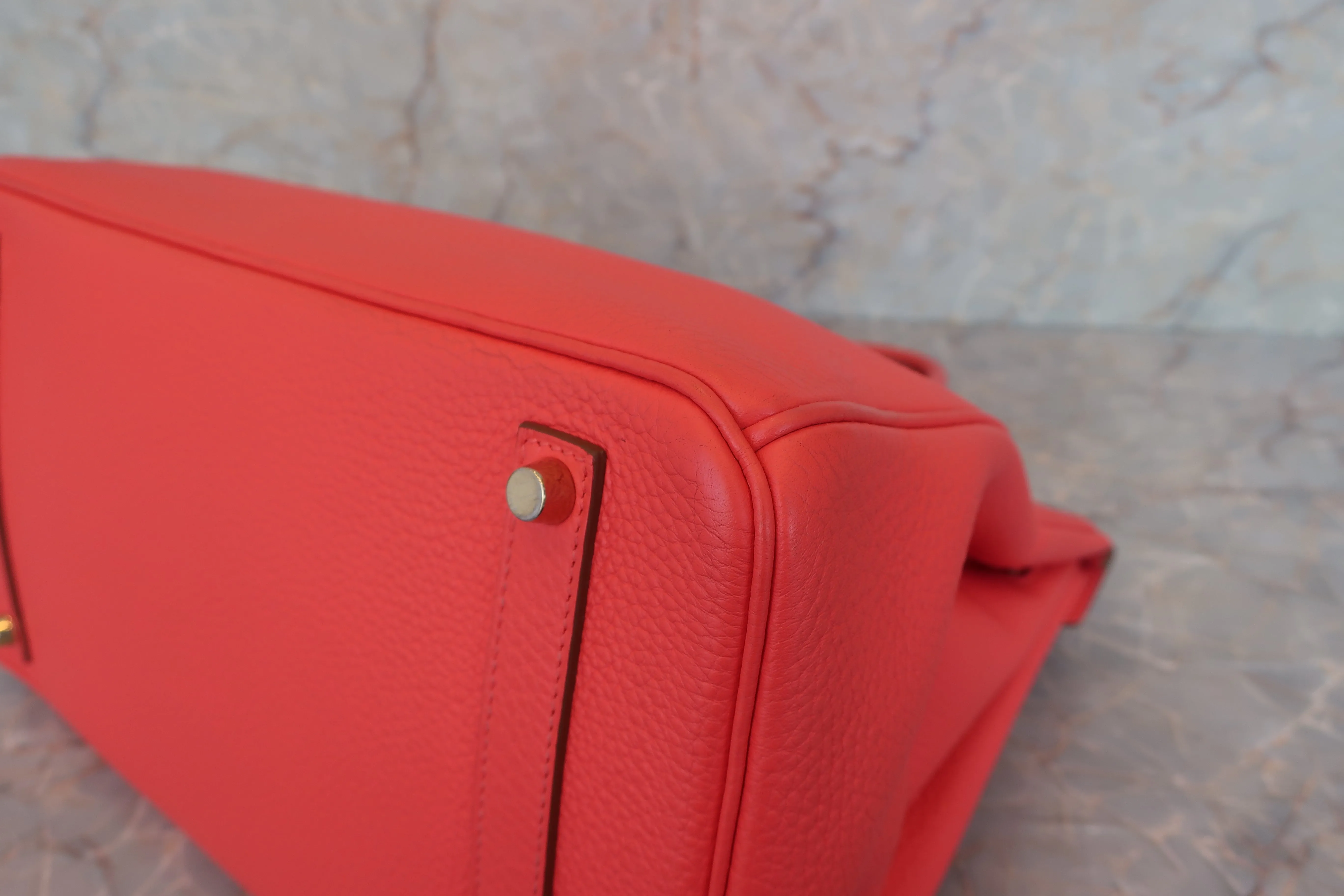 HERMES／エルメス バーキン35 トリヨンクレマンス ローズジャイプール □P刻印 ハンドバッグ 600070147