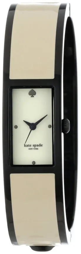 Kate Spade 1YRU0205 New York White Dial Cream Stainless Steel Women's Watch